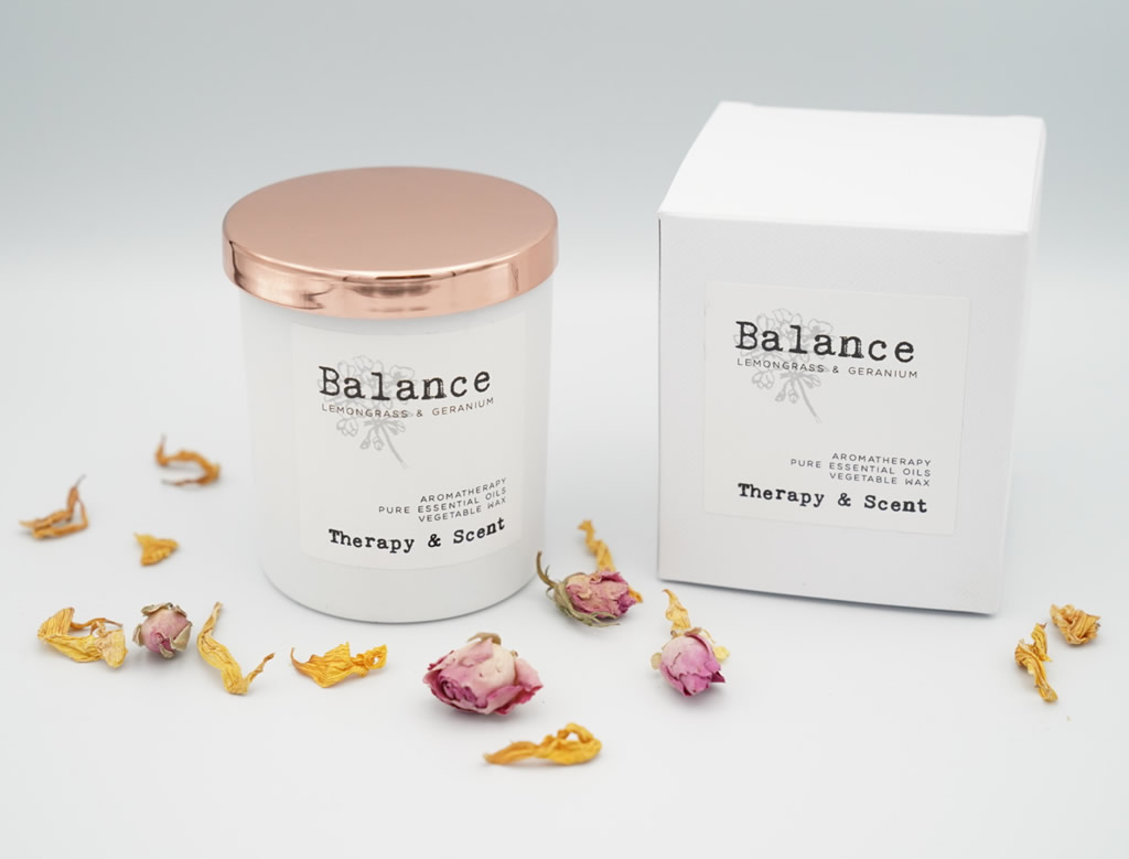Aromatherapy soy & coconut wax candle (190g) - Image 4