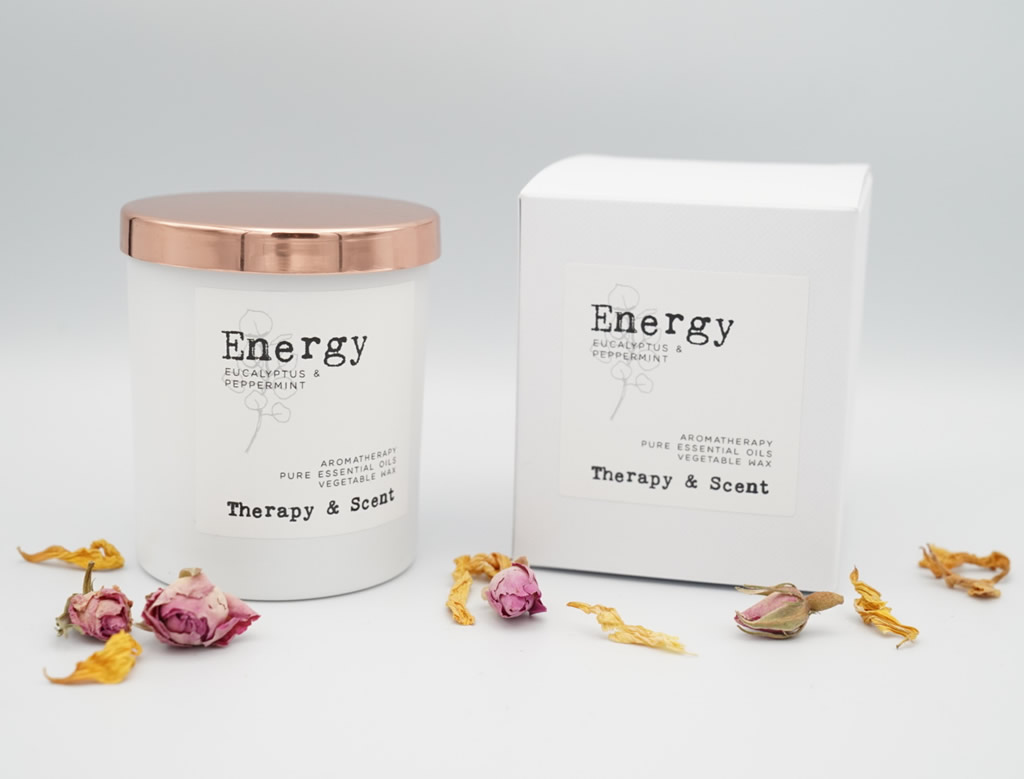Aromatherapy soy & coconut wax candle (190g) - Image 3