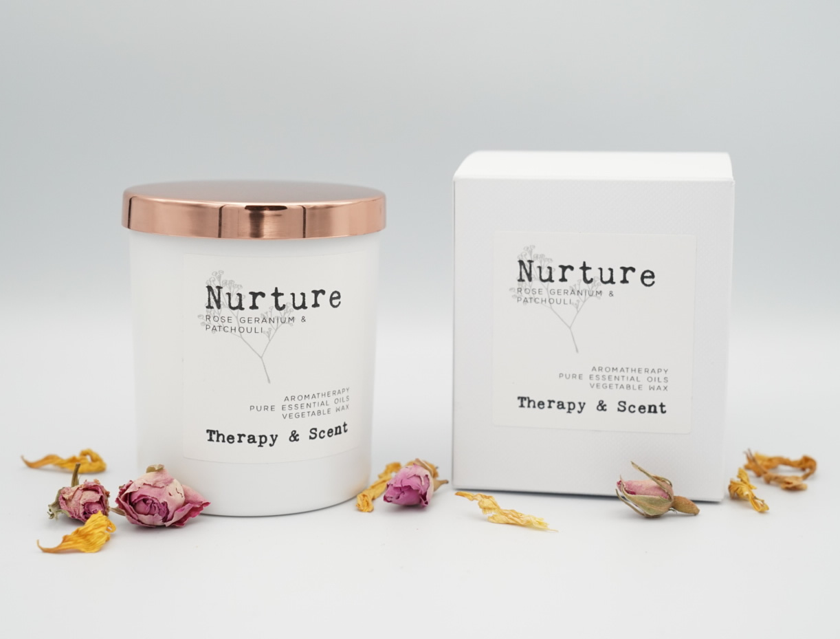 Aromatherapy soy & coconut wax candle (190g)