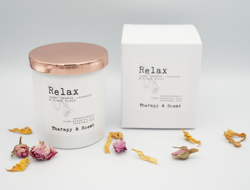 Aromatherapy soy & coconut wax candle (190g) - Image 2